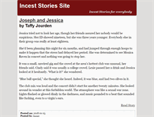Tablet Screenshot of inceststoriessite.com